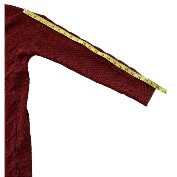 *CLEARANCE* Pink Rose XS plush long sleeve knit cardigan raspberry red - Picture 10 of 10